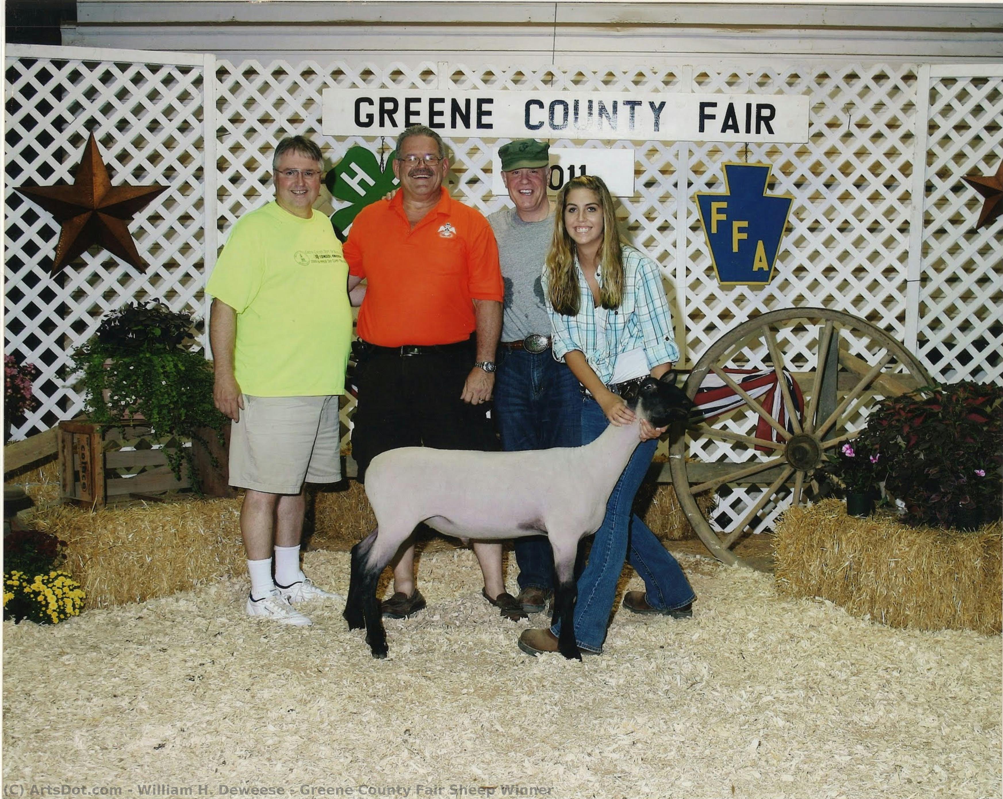 Greene County Fair Sheep Winner — William H. Deweese
