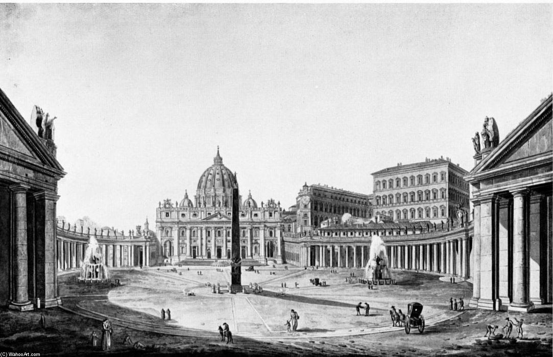 Die Peterskirche Und Der Vatikan In Rom — Giovanni Volpato