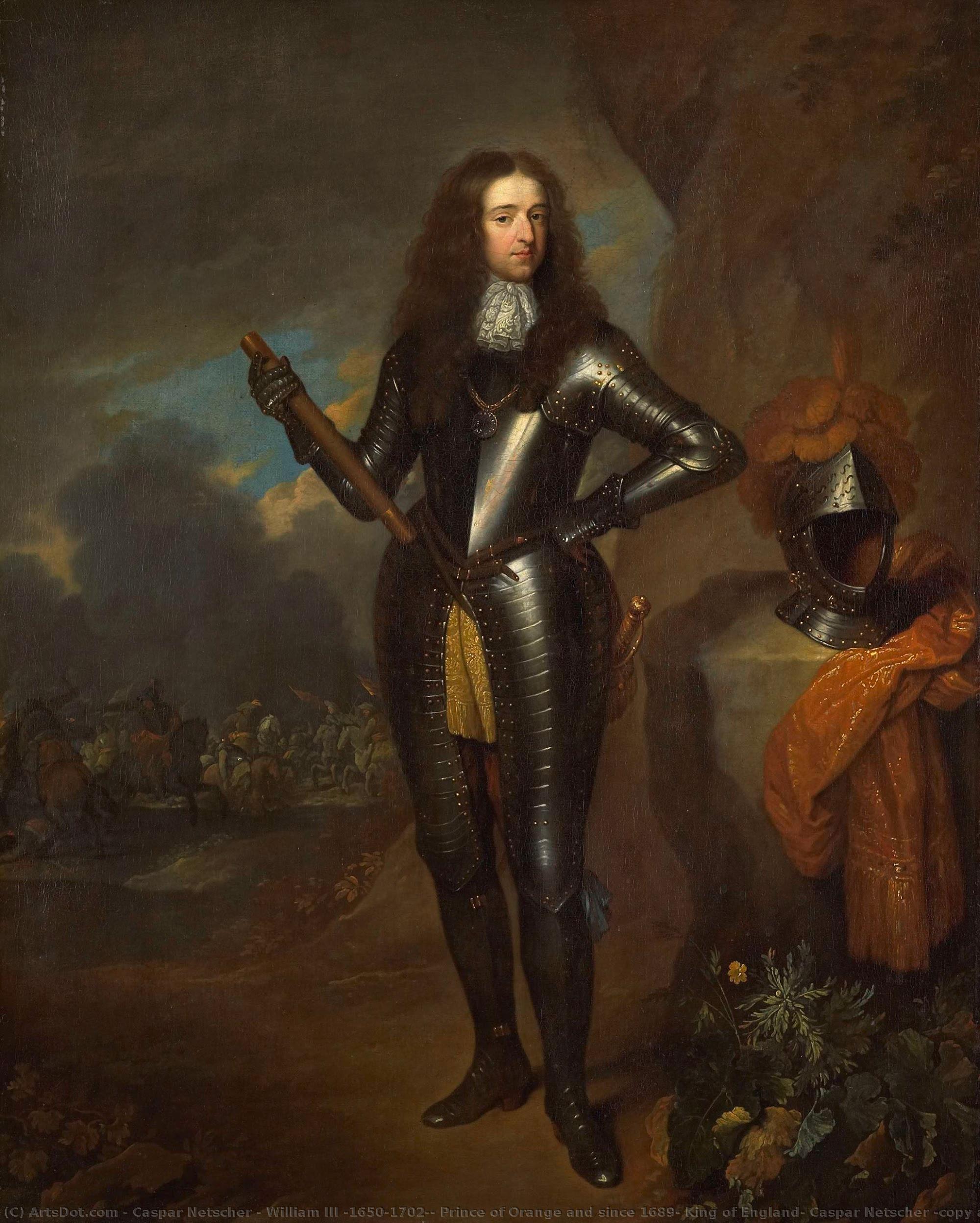 William Iii (1650-1702), Prince Of Orange And Since 1689, King Of England, Caspar Netscher (copy After), 1670 - 1733 — Netscher, Caspar