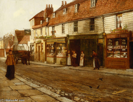 Eltham High Street — George Elgar Hicks