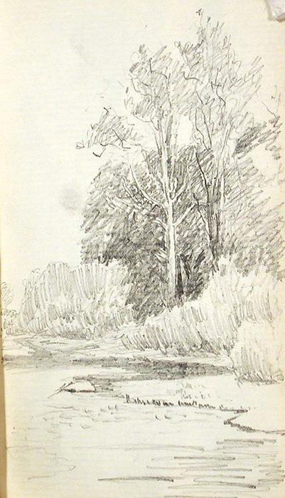 Landscape With Stream 1 — John Ottis Adams