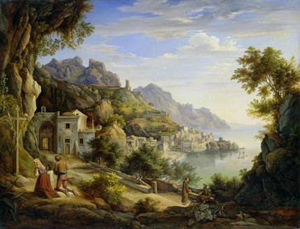 At The Gulf Of Salerno, — Joachim Faber