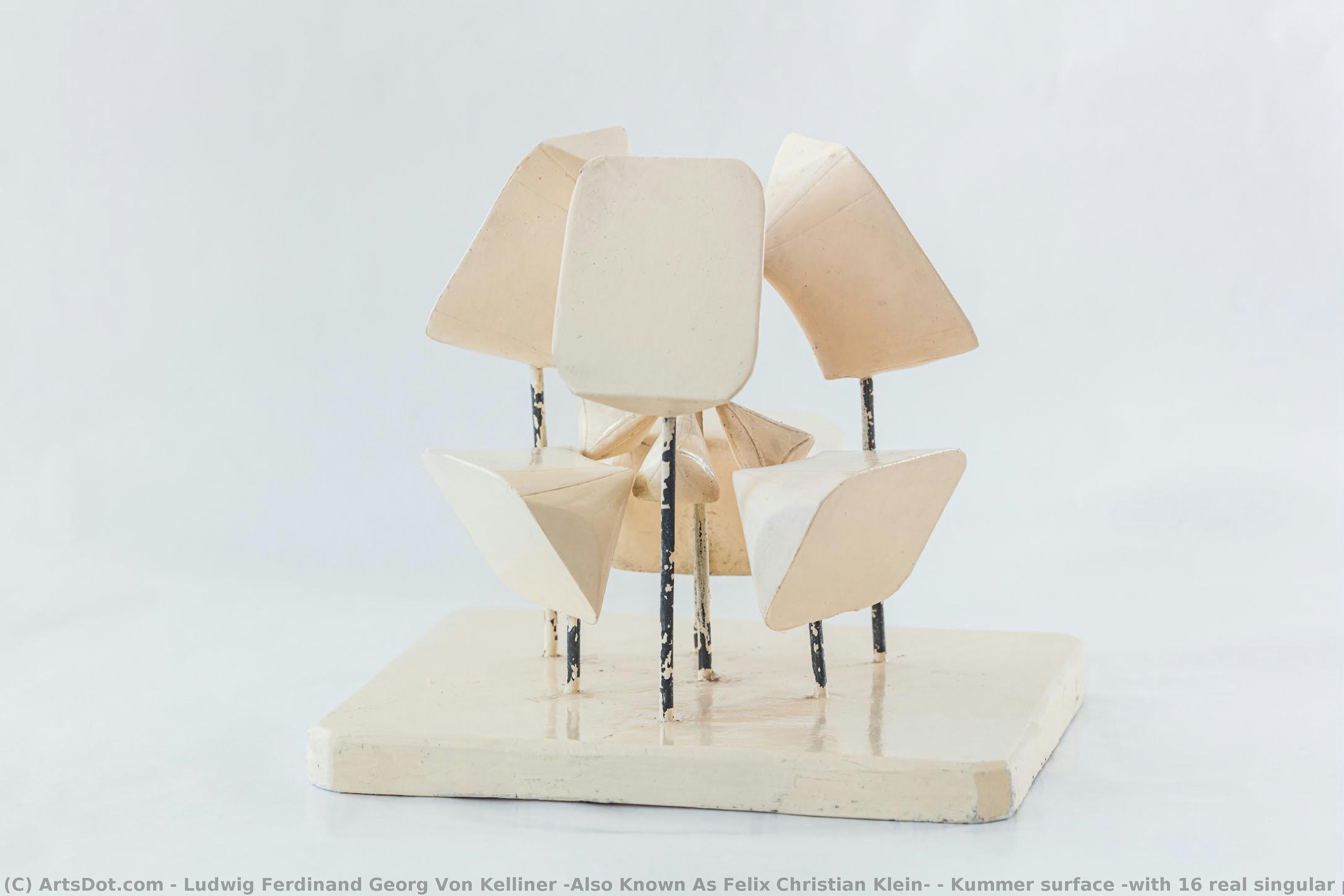 Kummer Surface (with 16 Real Singular Point) — Ludwig Ferdinand Georg Von Kelliner (also Known As Felix Christian Klein)