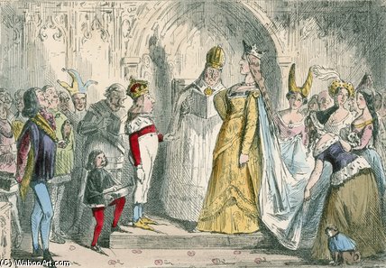Marriage Of Henry The Sixth And Margaret Of Anjou — John Leech