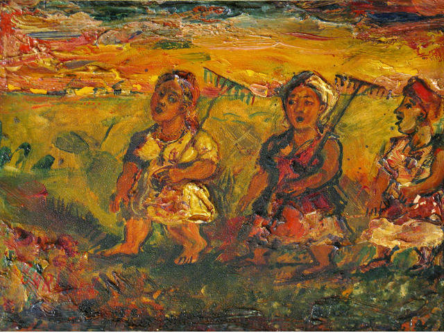 Three Peasant Women — David Davidovich Burliuk