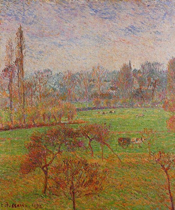 Autumn Morning — Camille Pissarro
