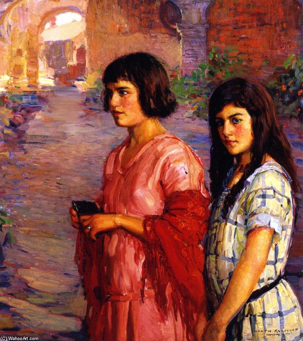 Going To Church (sunday Morning), Capistrano — Joseph Kleitsch