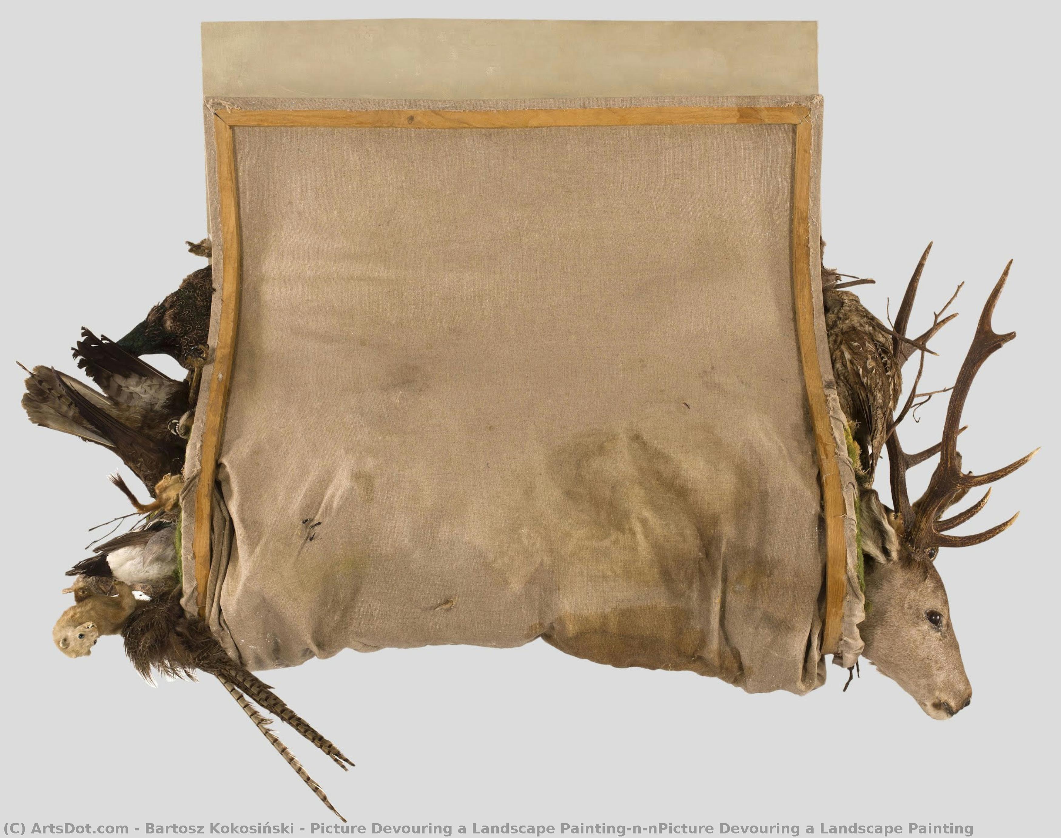 Picture Devouring A Landscape Painting\n\npicture Devouring A Landscape Painting — Bartosz Kokosiński