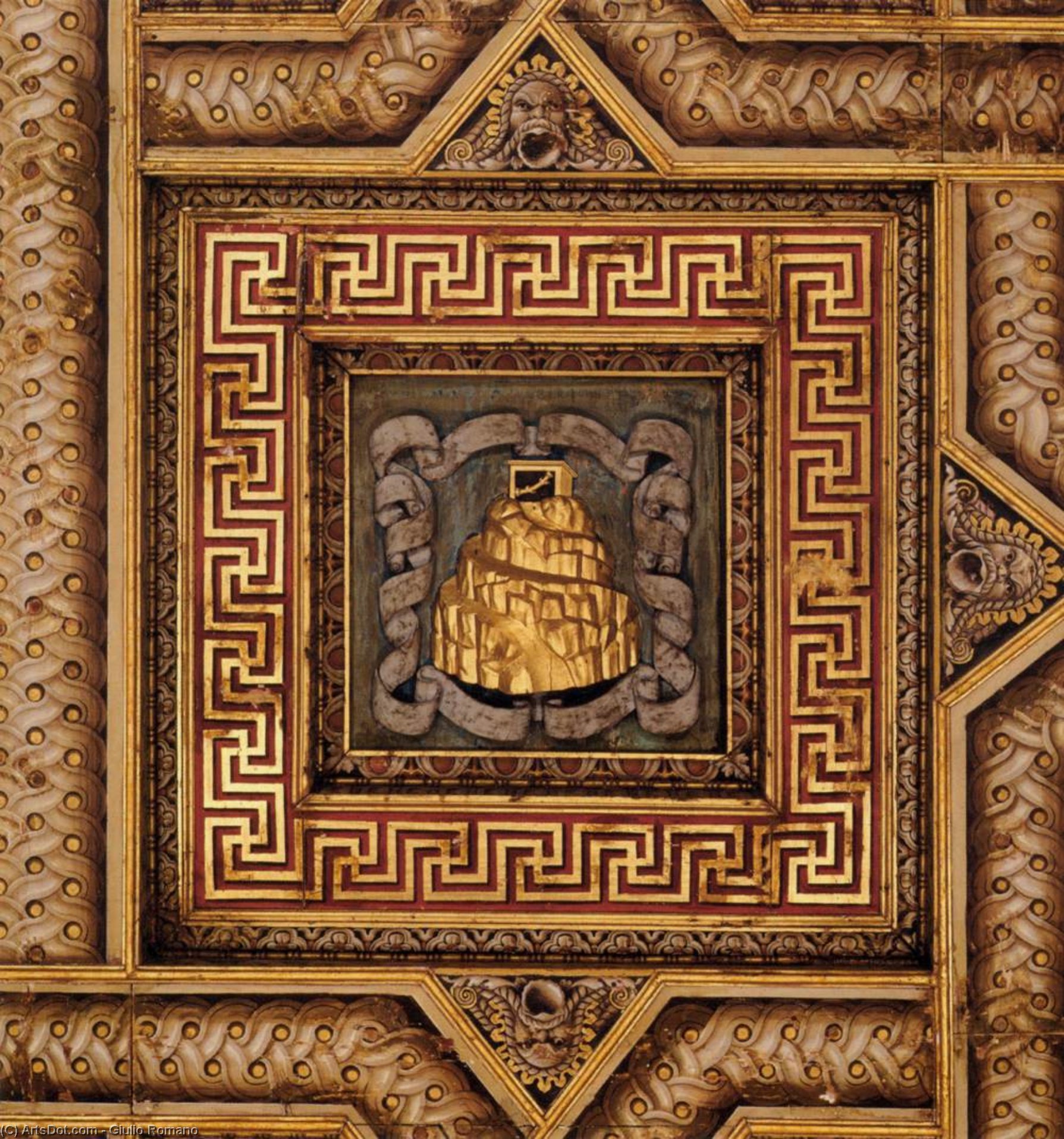 Ceiling (detail) — ジュリオ・ロマーノ