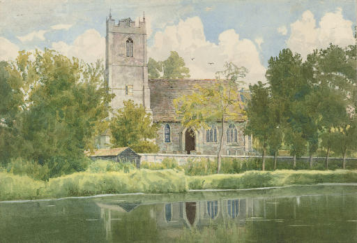 Hartford Parish Church On The Banks Of The Ouse — William Fraser Garden