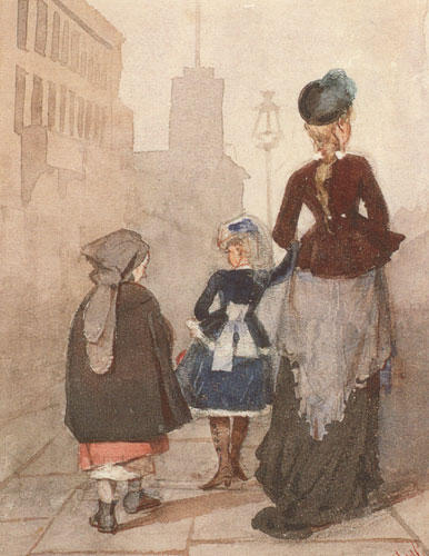 On Nevsky Prospekt On Day — Vasily Ivanovich Surikov