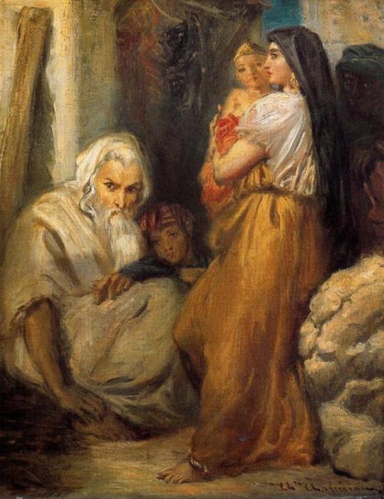 Intérieur Juif À Constantine — Teodoro Chassériau