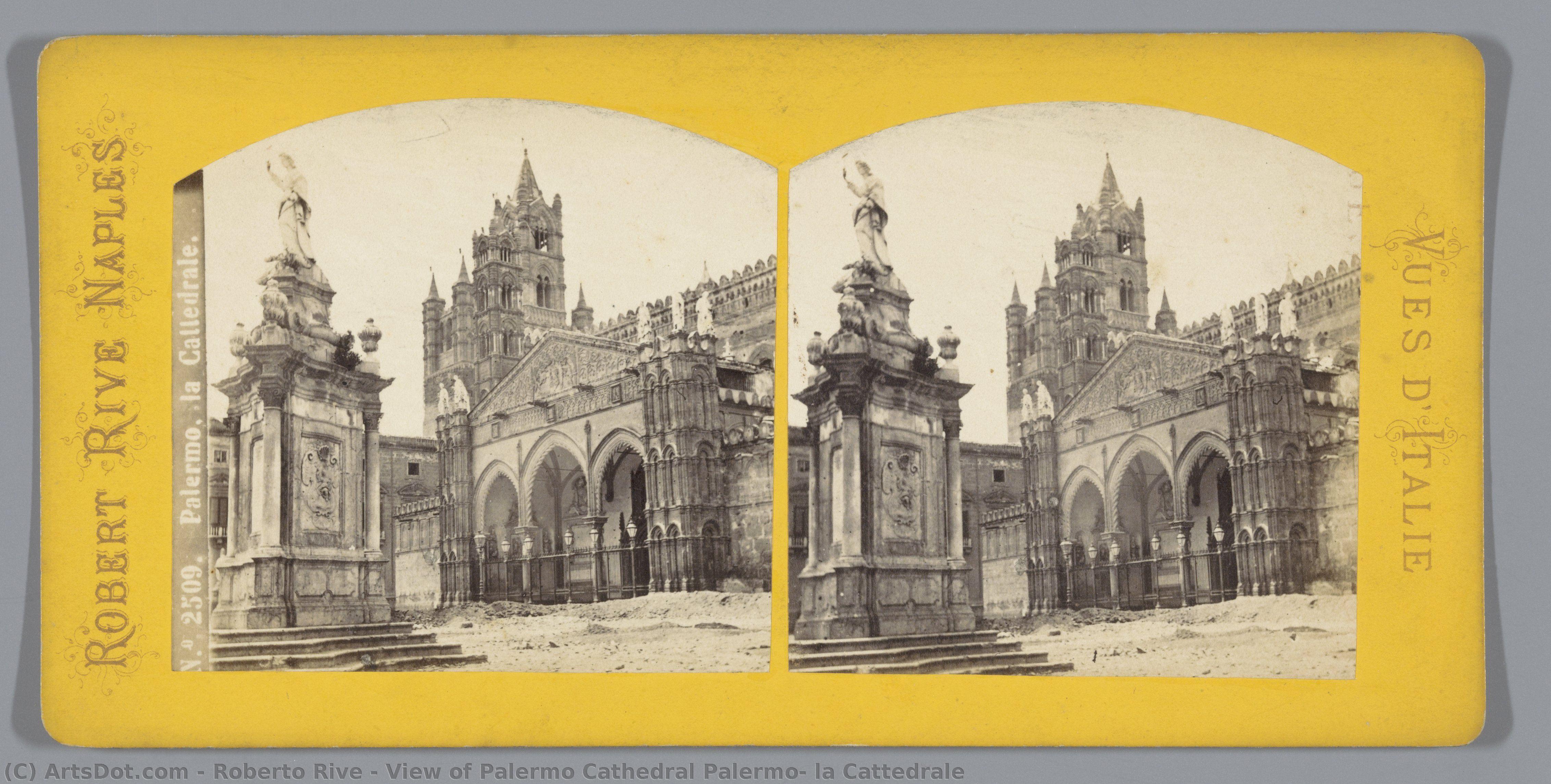 View Of Palermo Cathedral Palermo, La Cattedrale — Roberto Rive