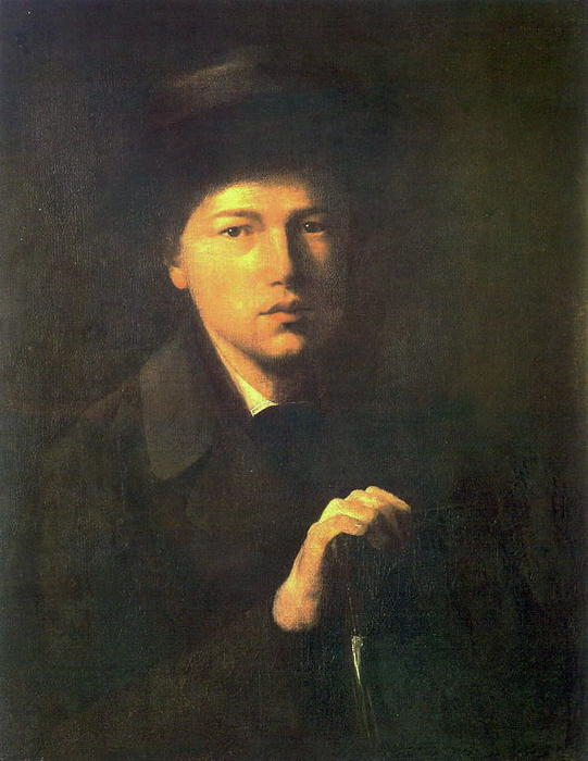 Portrait Of Nikolai Kridener, The Artist S Brother — Vasily Grigoryevich Perov