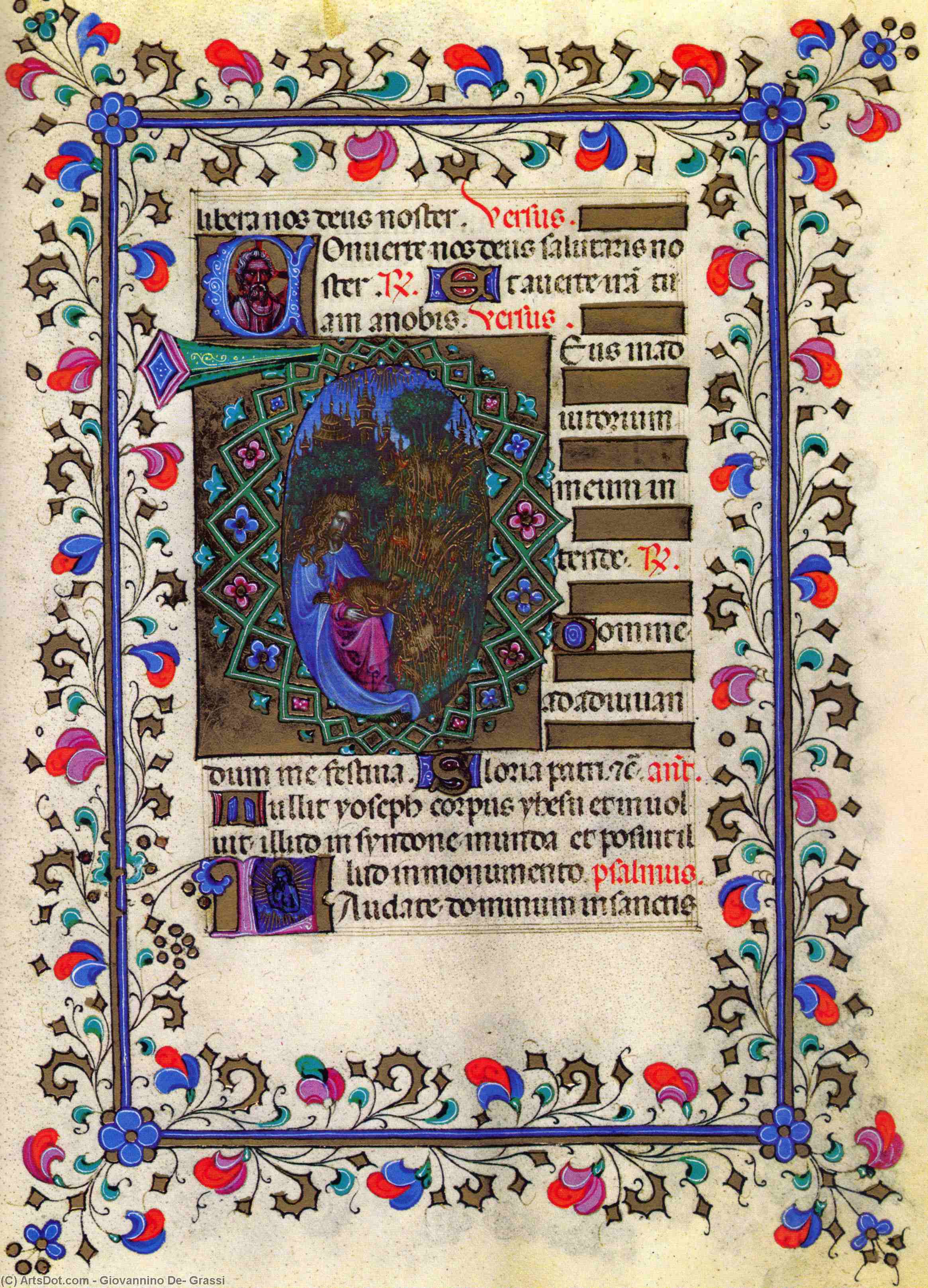 Lf153 Of The Visconti Hours — Giovannino De' Grassi