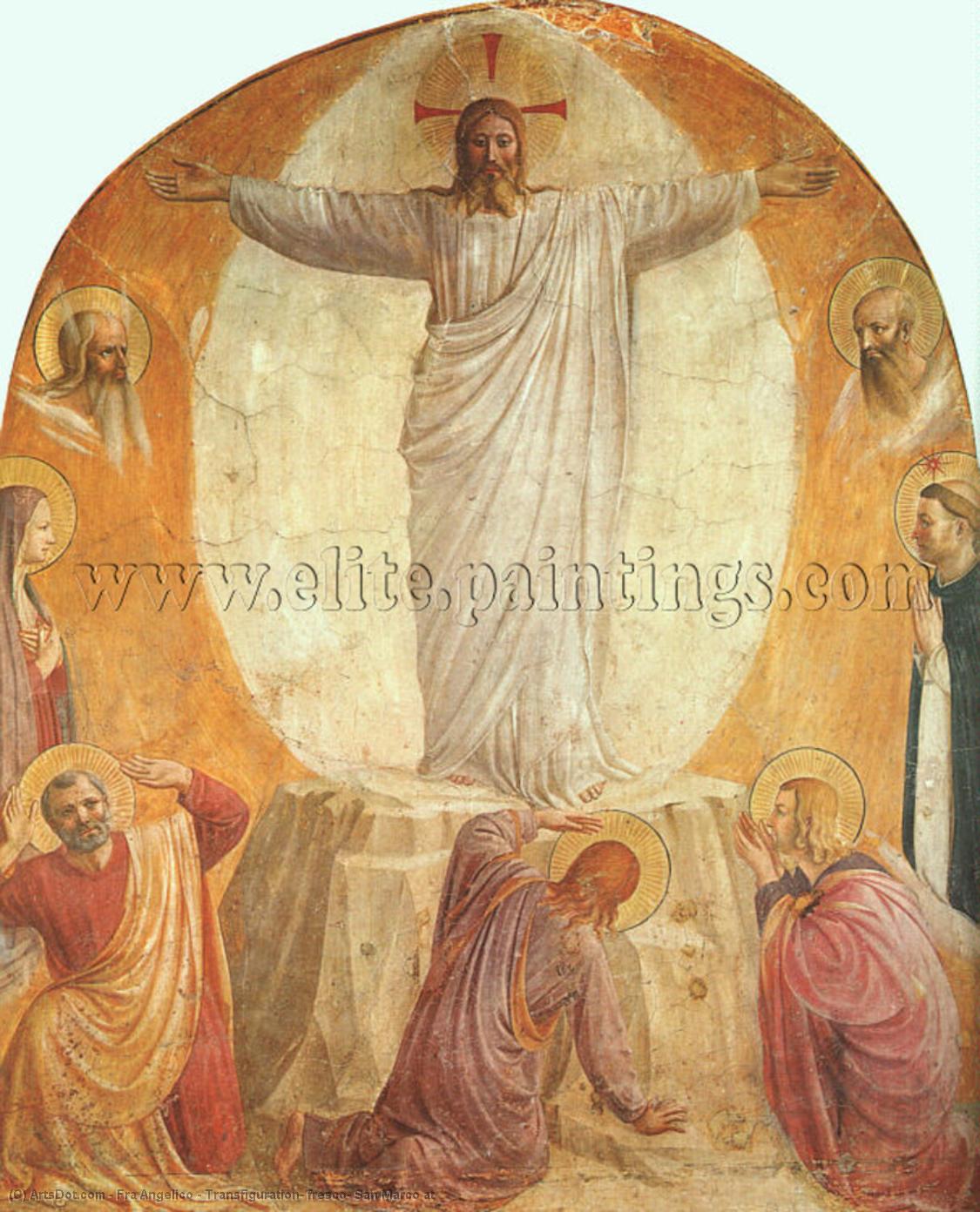 Transfiguration, Fresco, San Marco At — フラ・アンジェリコ