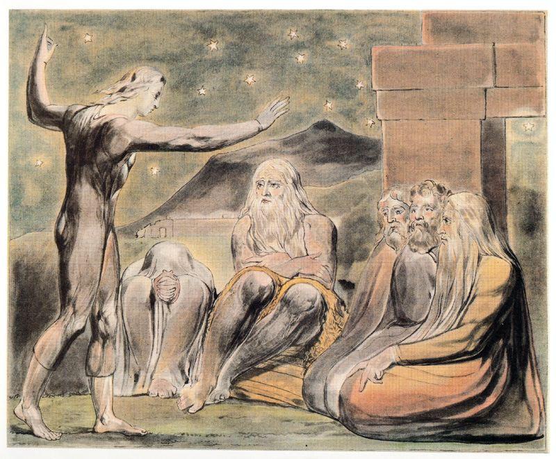The Wrath Of Elihu — William Blake