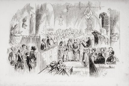 The Little Church In The Park — Hablot Knight Browne