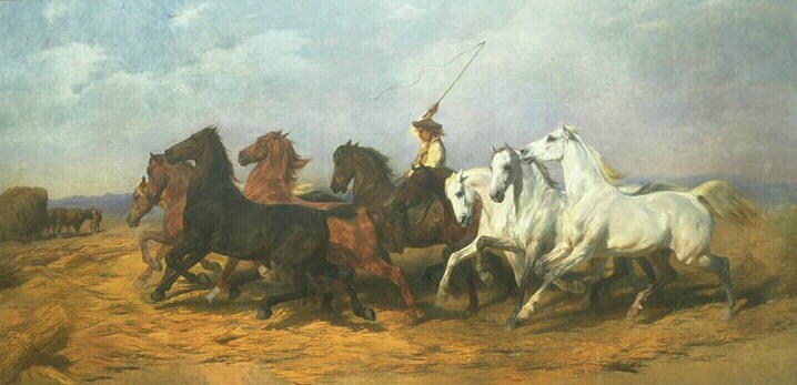 La Foulaison Du Blé En Camargue — Bonheur Marie Rosalie