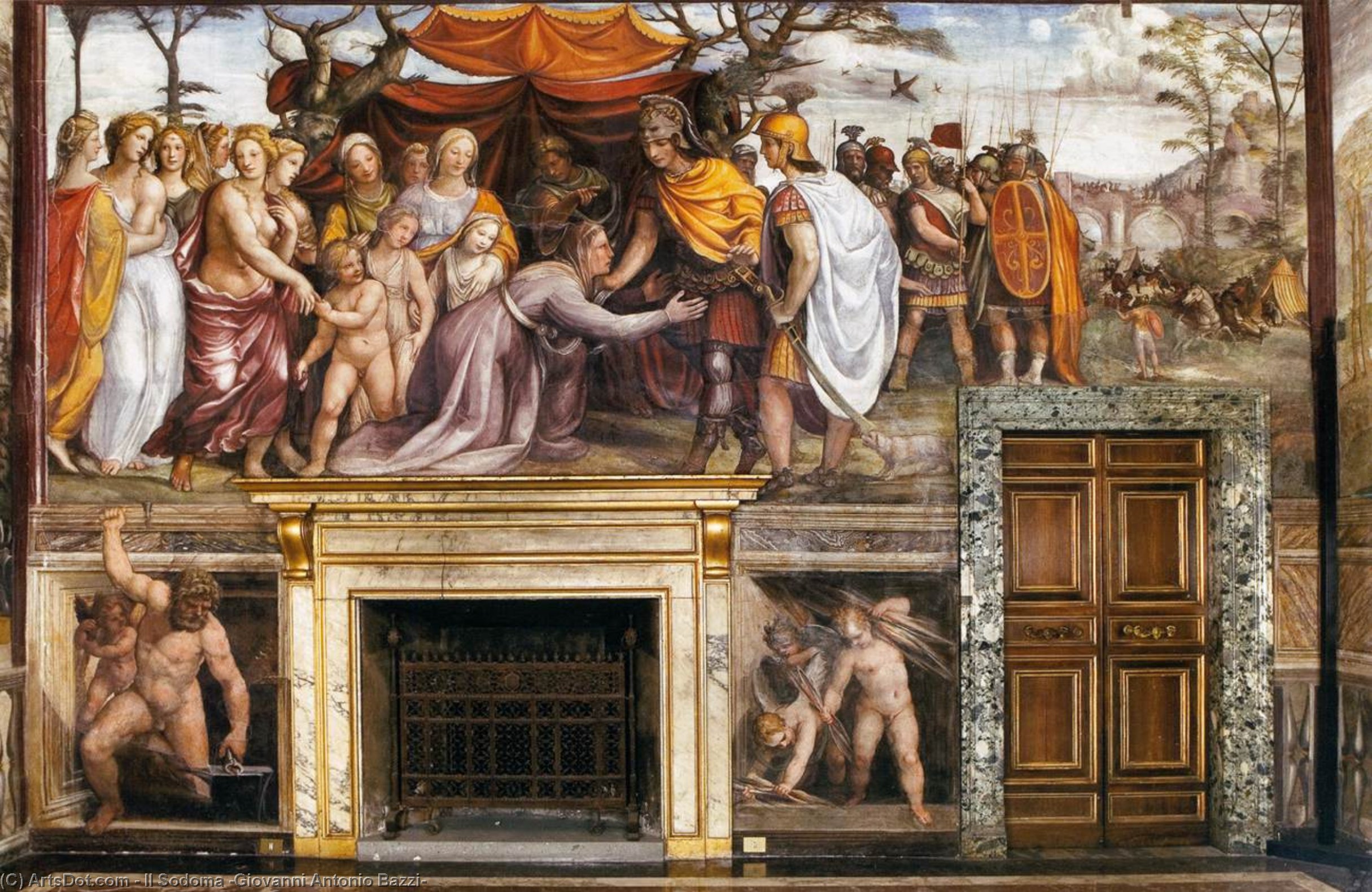 The Women Of Darius's Family Before Alexander The Great — Il Sodoma (giovanni Antonio Bazzi)