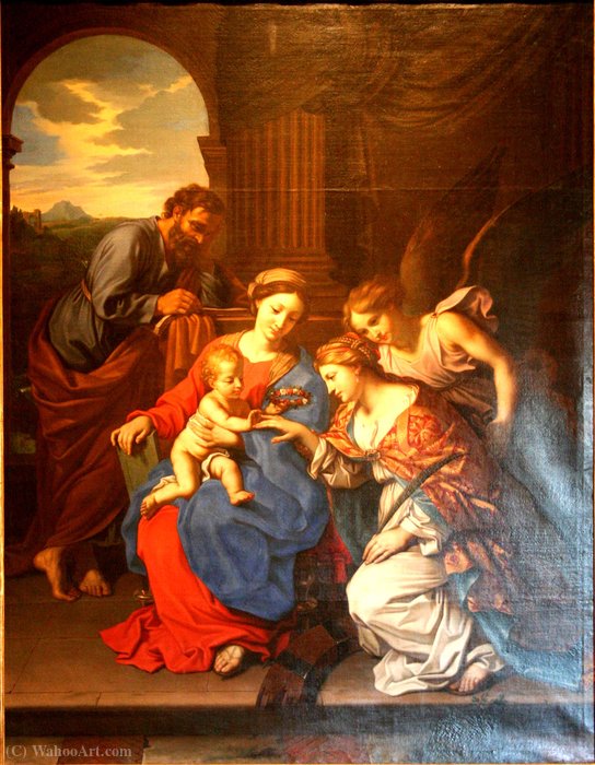 Mystic Marriage Of St. Catherine. — Nicolas Mignard