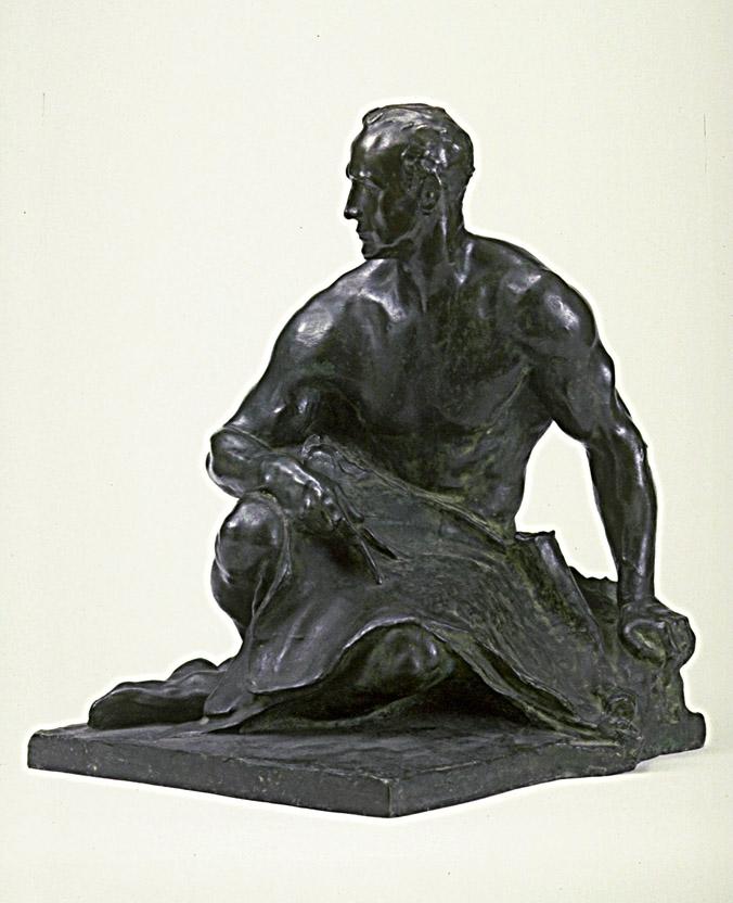 Preliminary Model Of Male Figure From Fountain Of Engineers — Paul Wayland Bartlett