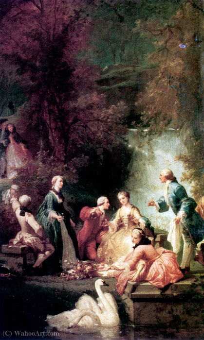 A Summers Picnic — Adolphe Jourdan