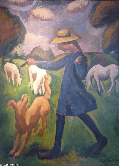 The Shepherdess. Spring Marie Child — Roger De La Fresnaye