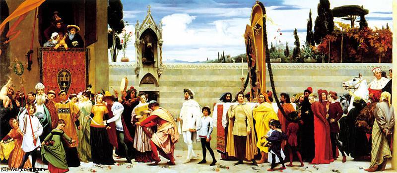 Cimbabues Celebrated Madonna — Sir Frederic Lord Leighton