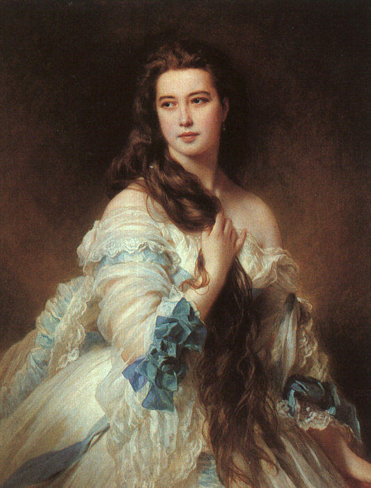 Portrait Of Madame Barbe De Rimsky-korsakov — Franz Xavier Winterhalter
