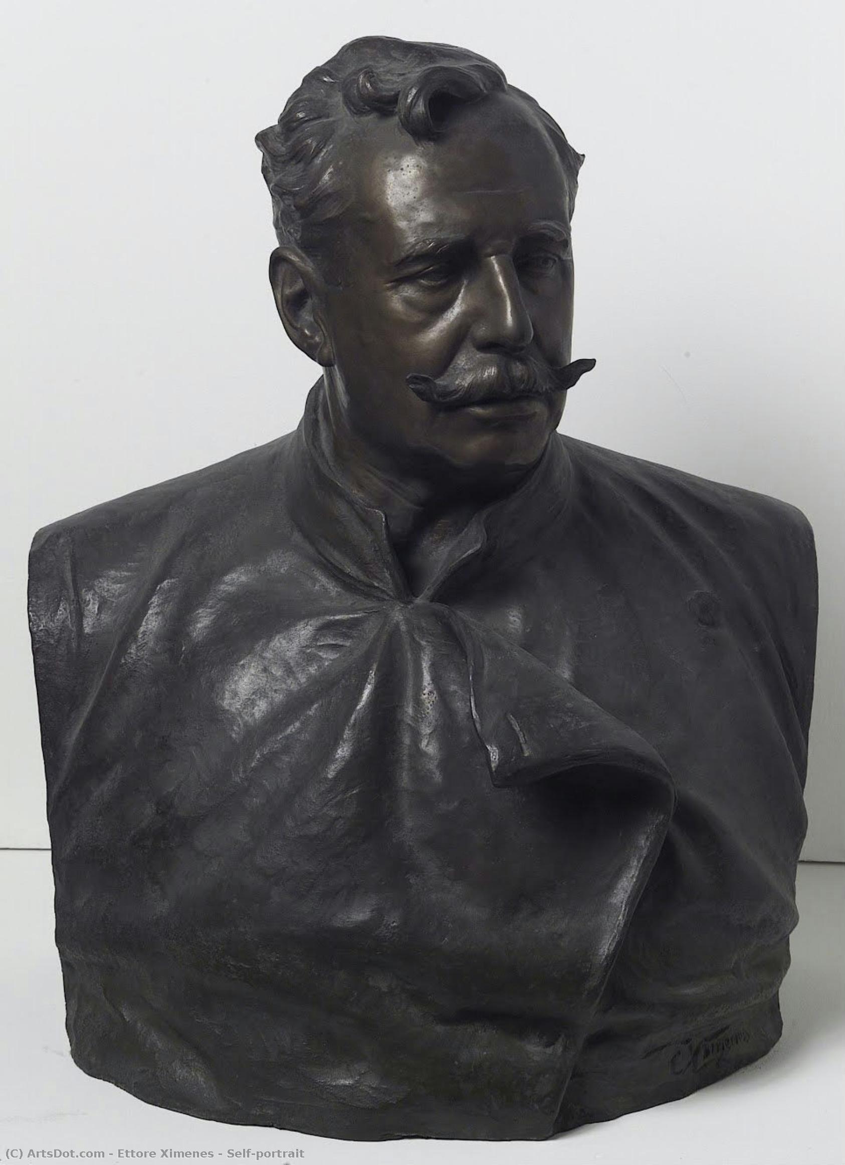 Self-portrait — Ettore Ximenes