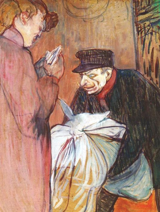 The Brothel Laundryman — Henri De Toulouse-lautrec