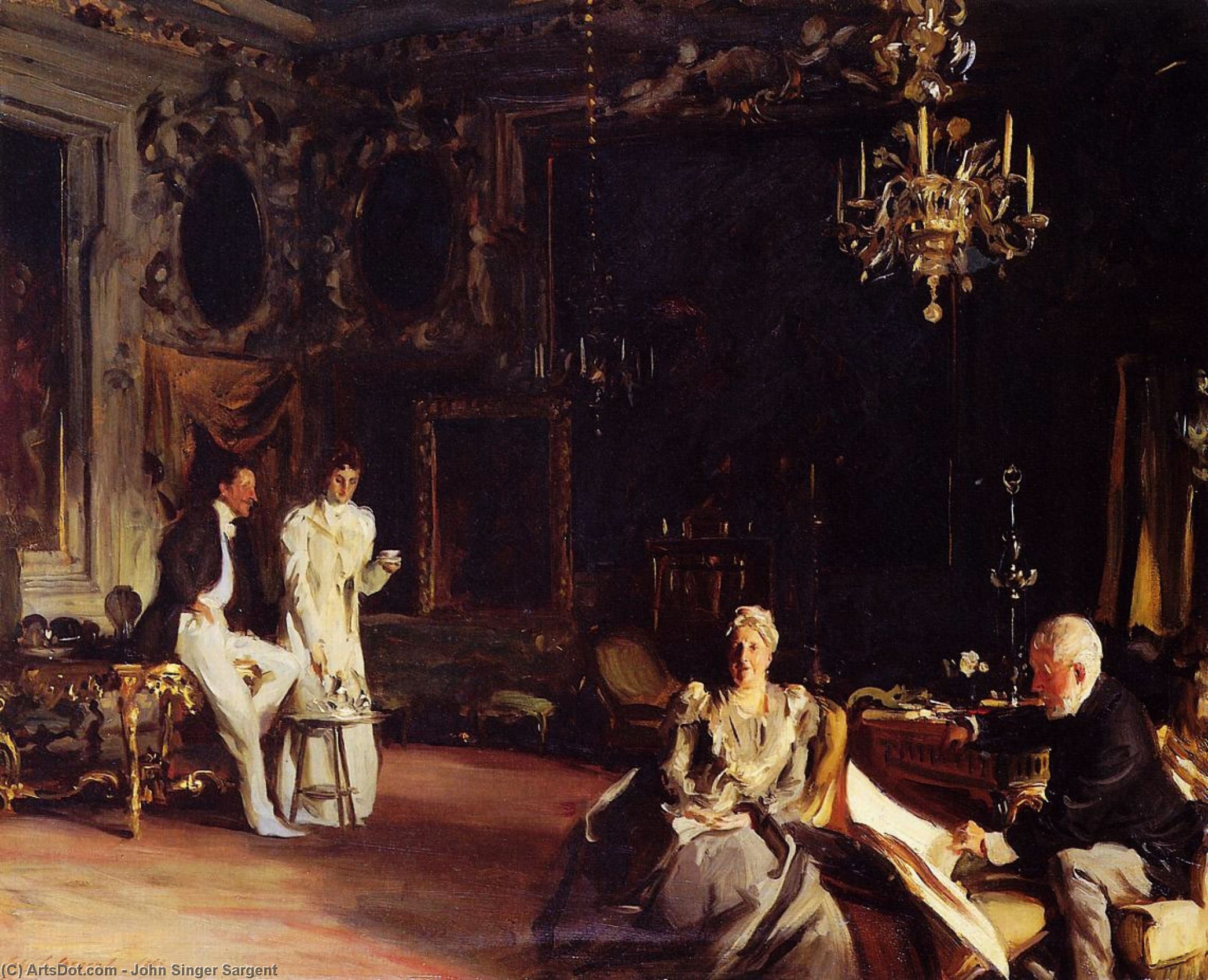 An Interior In Venice — Сарджент
