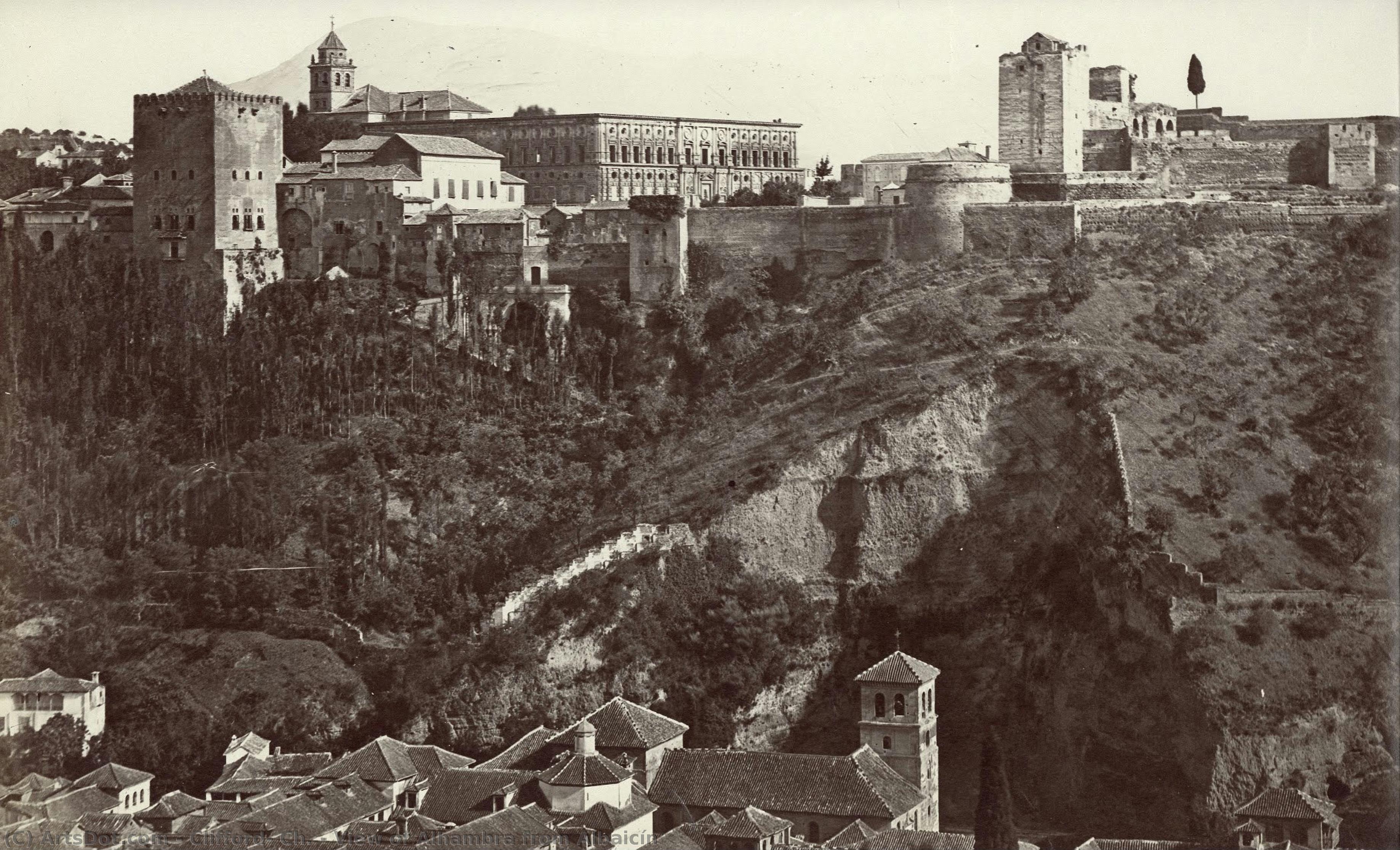 View Of Alhambra From Albaicín — Clifford, Ch.