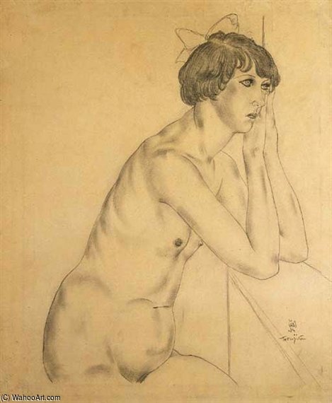 Kiki De Montparnasse Au Ruban Dans Les Cheveux — Leonard Fudžita