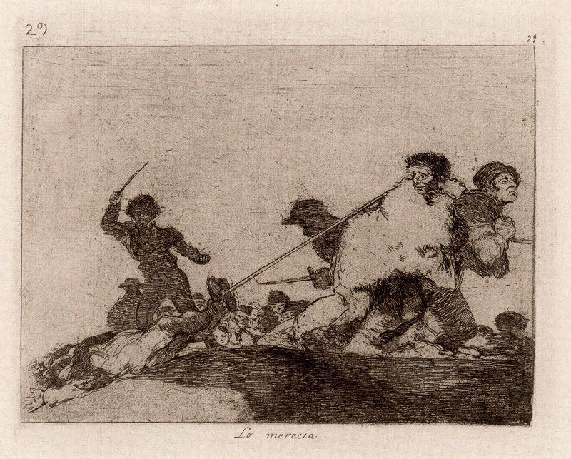 Lo Merecia 1 — Francisco José De Goya Y Lucientes