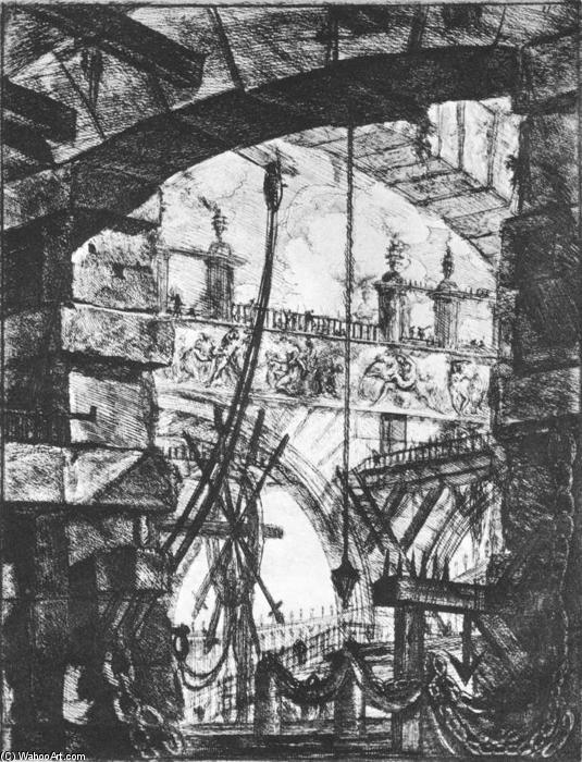 The Prisons (plate Iv) — Giovanni Battista Piranesi