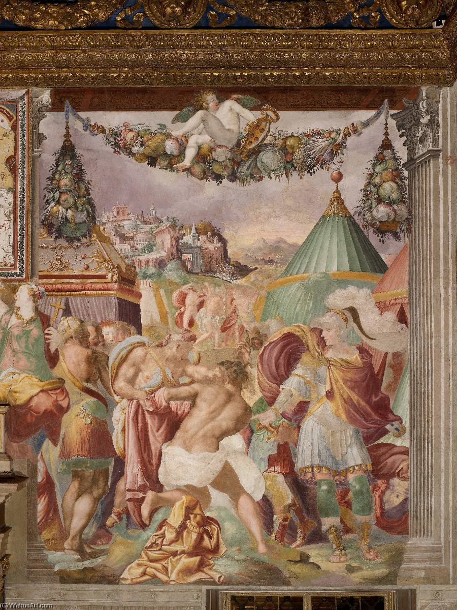 Camillo Punishes The Treacherous Teacher From Falerii — Francesco De' Rossi