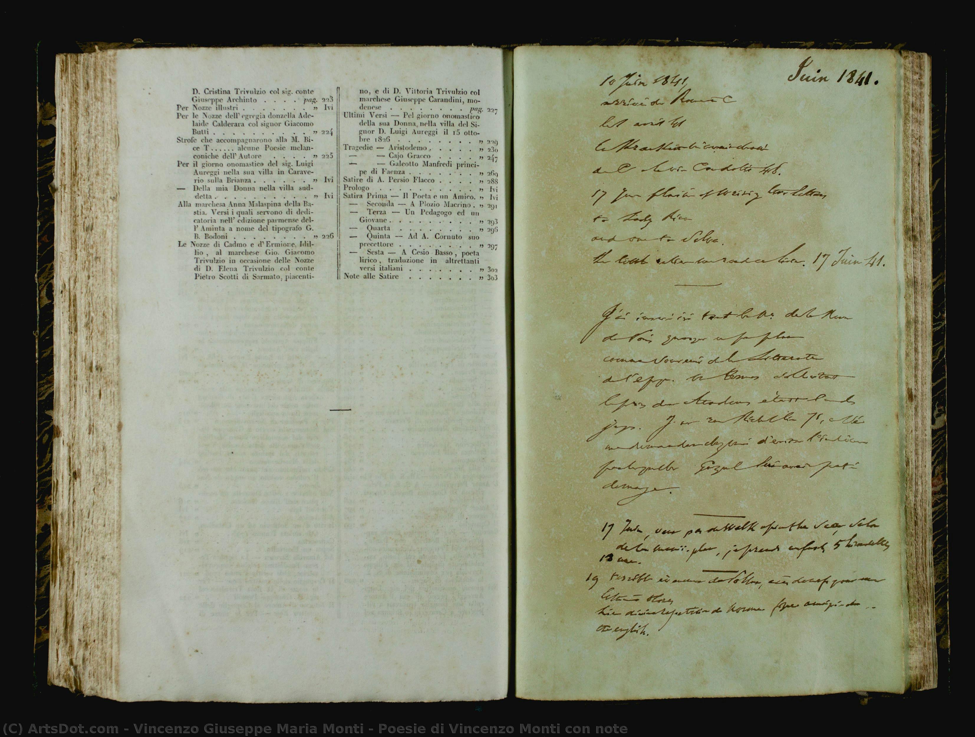 Poesie Di Vincenzo Monti Con Note — Vincenzo Giuseppe Maria Monti