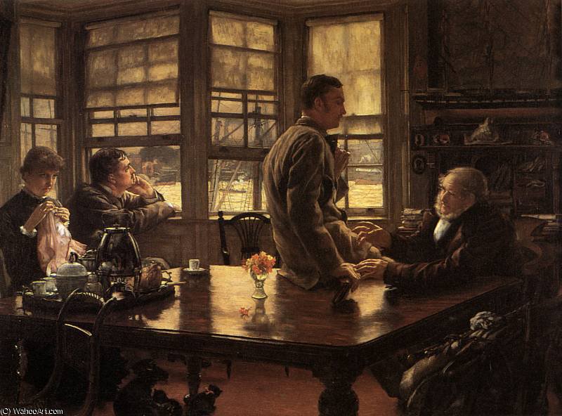 The Prodigal Son The Departure — Jacques Joseph Tissot
