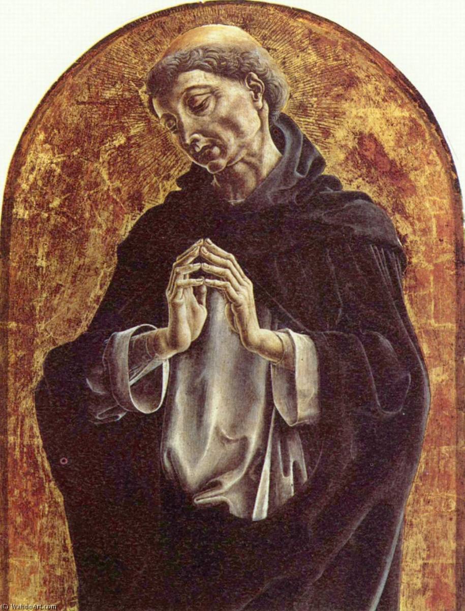Deutsch Hl. Dominikus, Detail — Cosmè Tura
