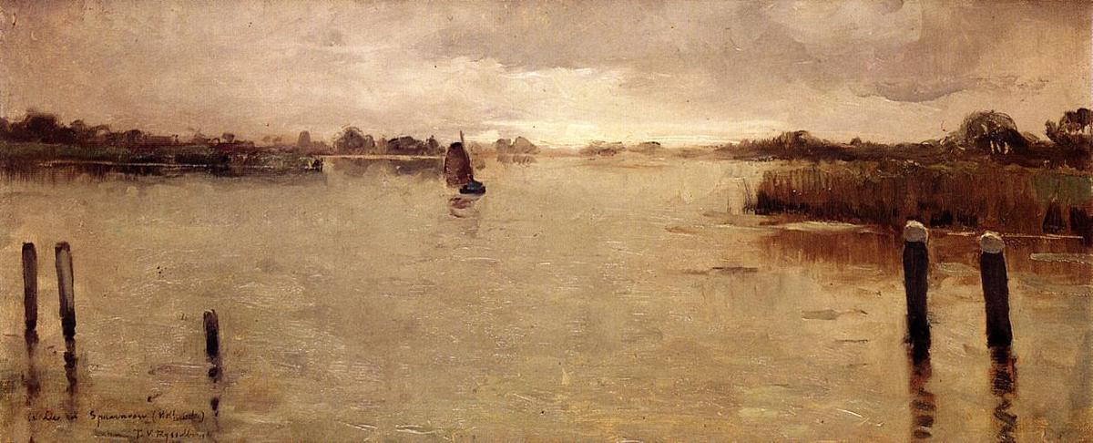 La Ile A Spaarnwoude — Theo Van Rysselberghe