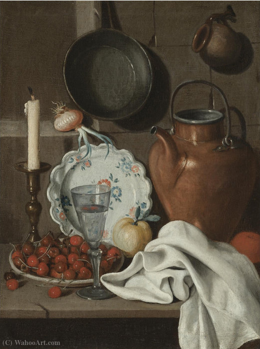 A Still Life With A Candle — Carlo Magini
