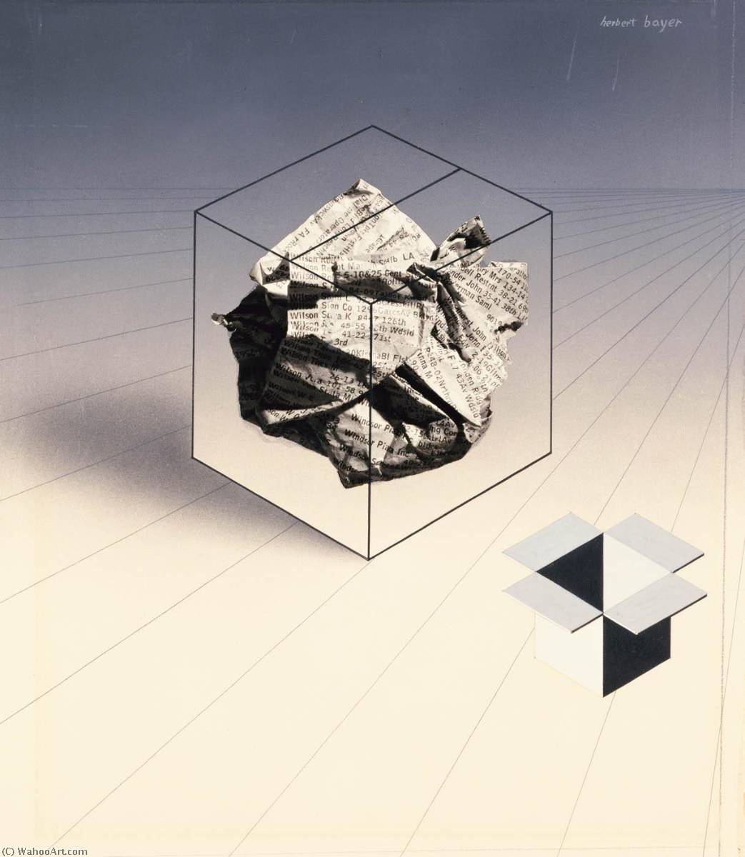 Destiny Of An Old Directory, From The Early Series — Herbert Bayer