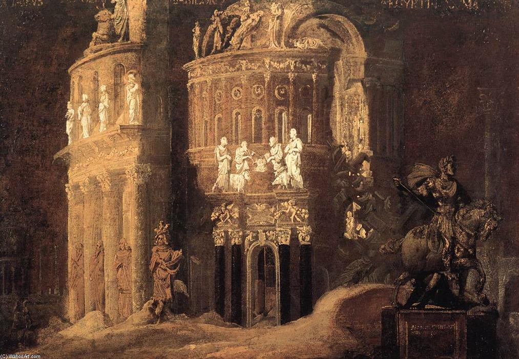 Landscape With Roman Ruins — François De Nomé