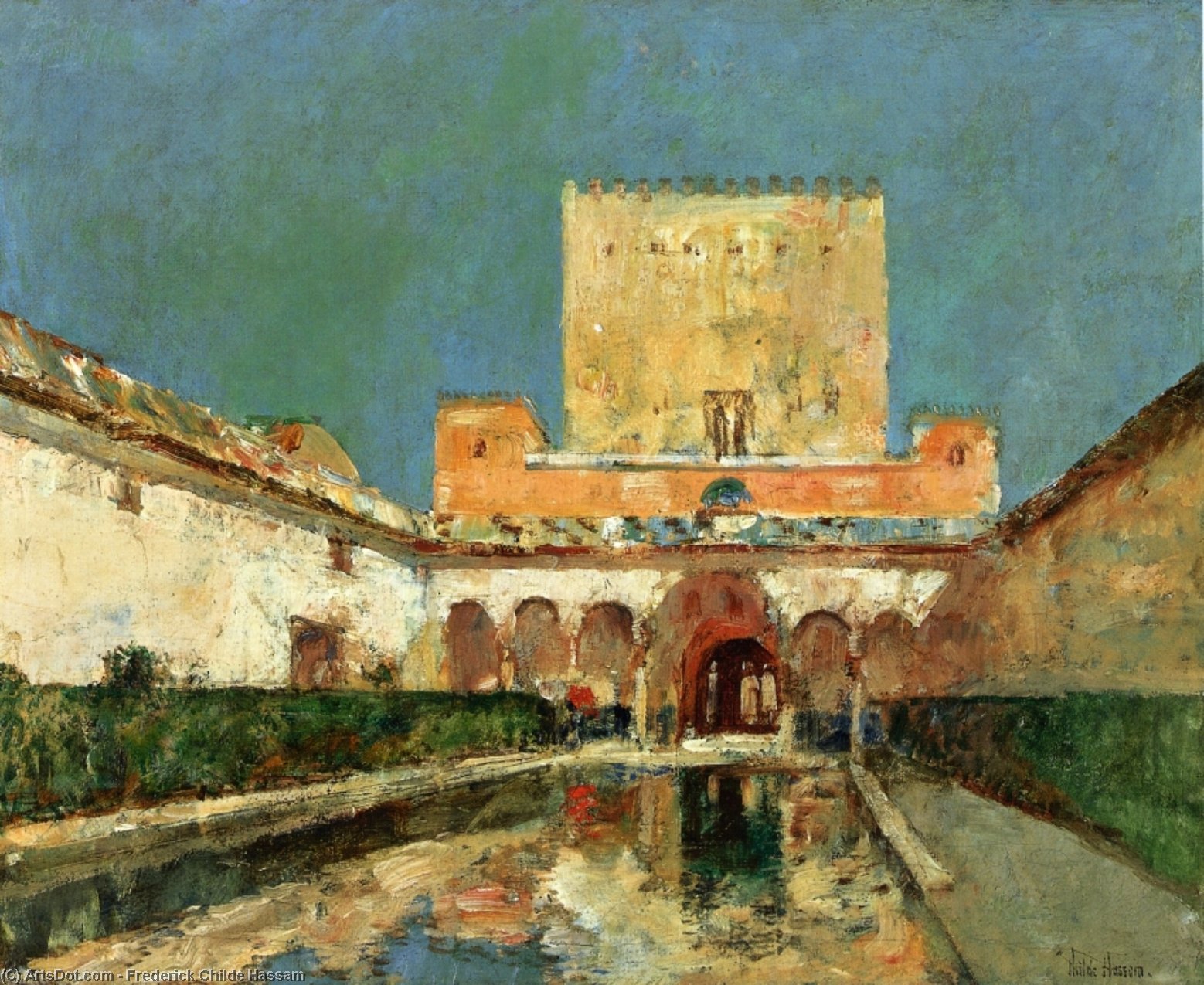 The Alhambra (aka Summer Palace Of The Caliphs, Granada, Spain) — Frederick Childe Hassam