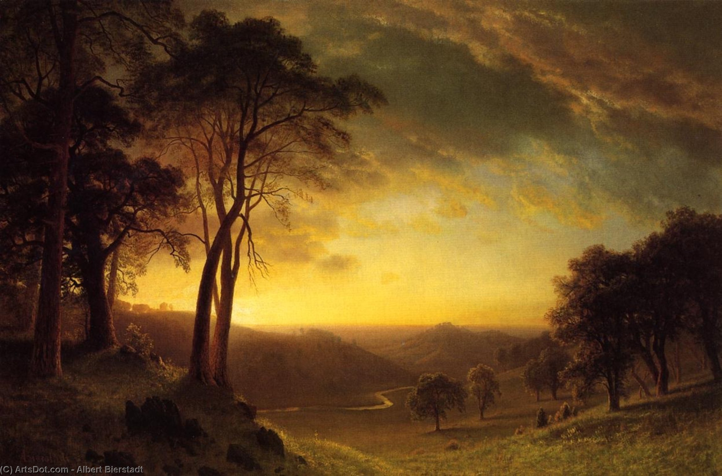 Sacramento River Valley — アルベール・ビアシュタット