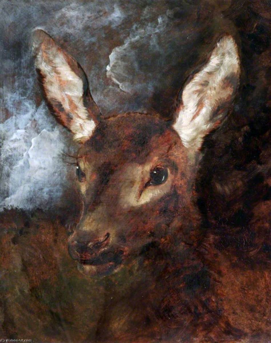 Head Of A Hind — Sir Edwin Henry Landseer