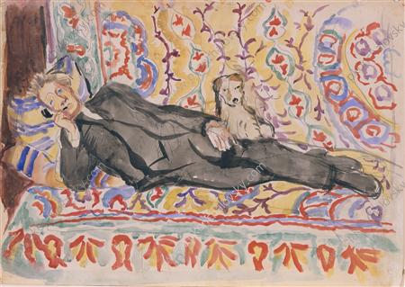 Sketch Of Portrait Of Vsevolod Meyerhold — Pyotr Konchalovsky