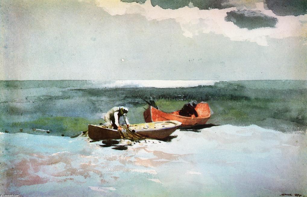 Deep Sea Fishing 1 — Winslow Homer